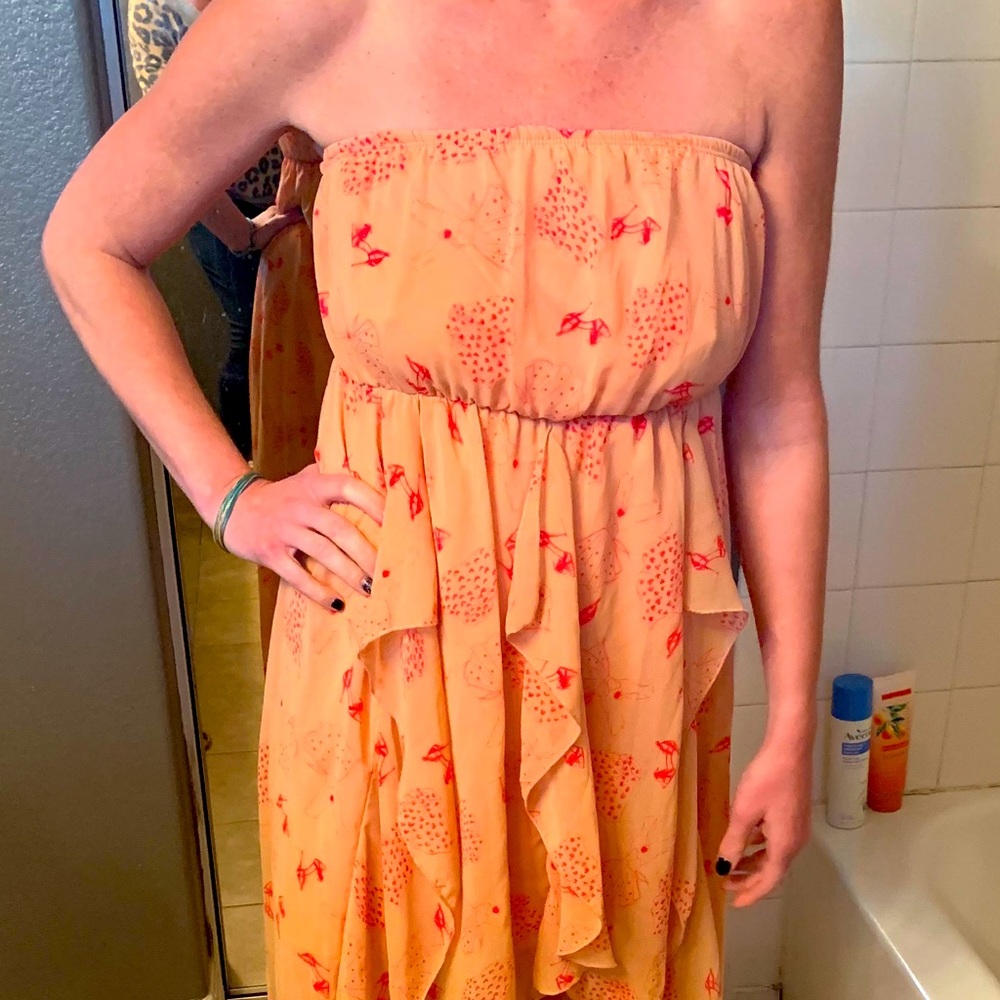 💜 Strapless dress